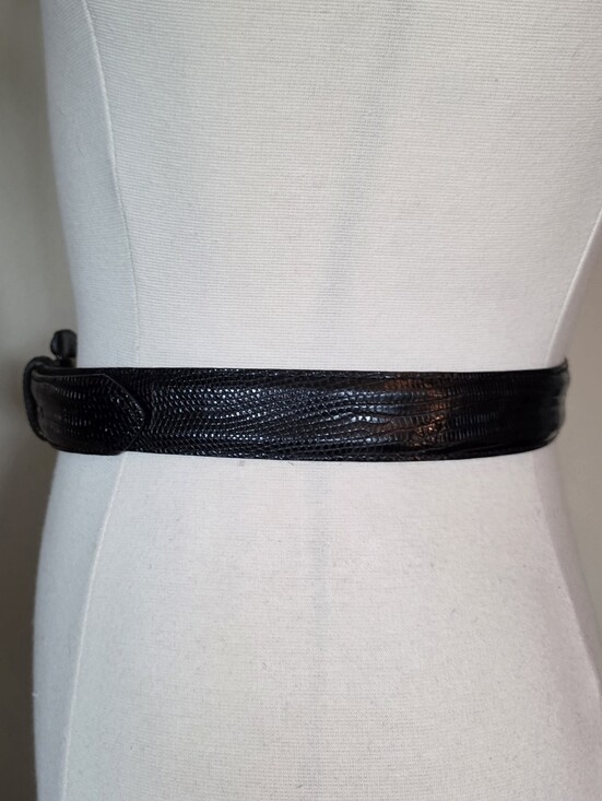 Saks Fifth Avenue Lizard Leather Belt main image 6